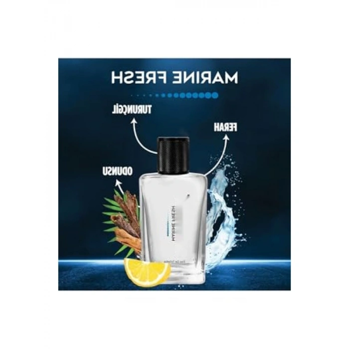 Ferahlatıcı Etkili Erkeksi Parfüm - Marine Fresh EDT, 70 ml