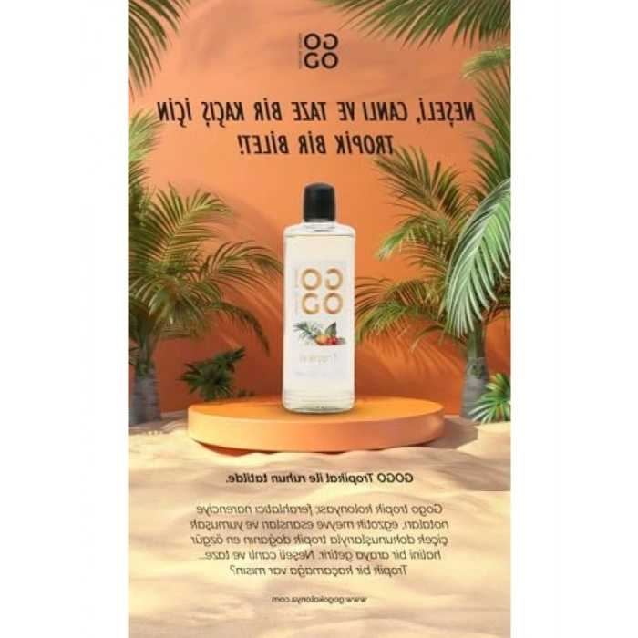 Ferahlatıcı Tropikal Kolonya 250ml Cam Şişe