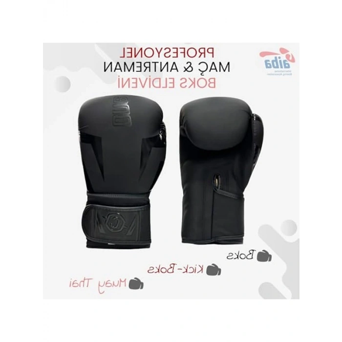 fesyonel Boks Eldiveni Kick Boks Muay Thai Dövüş Sporları için Boxing Maç ve İdman Eldiveni 12 OZ