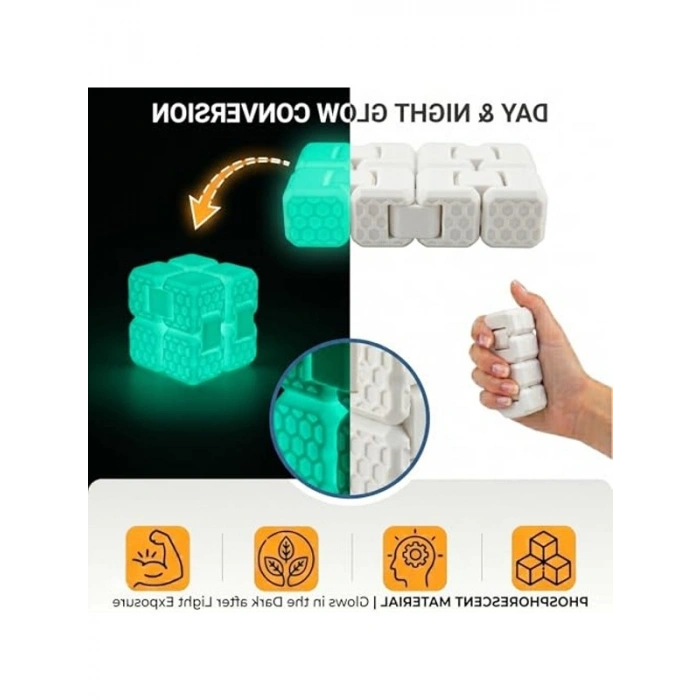6 Fonksiyonlu Fidget Cube, Stres Azaltıcı Oyun Aracı