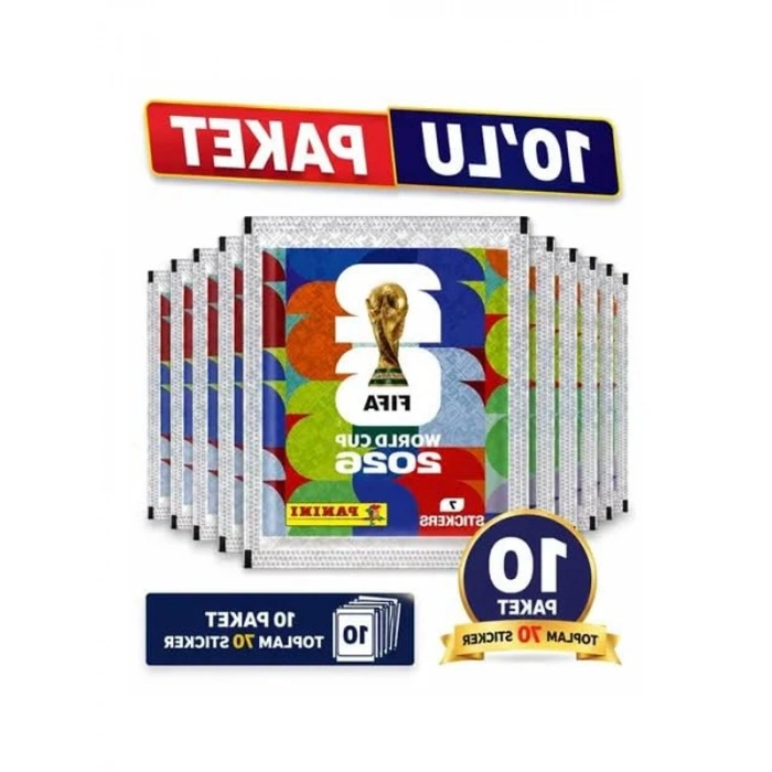 FIFA Dünya Kupası 2026 Sticker Seti, 10 Adet