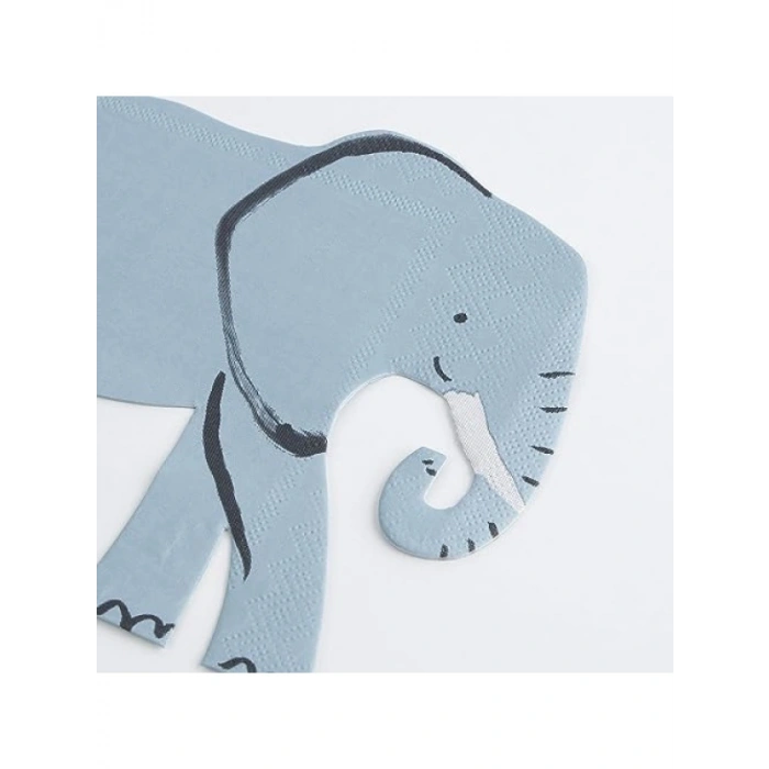 Fil Tasarımlı Peçeteler - 16lı Set