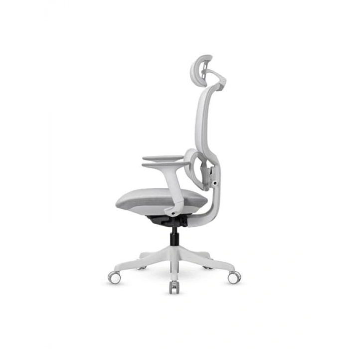 Fileli Başlıklı Çalışma Koltuğu - Gri