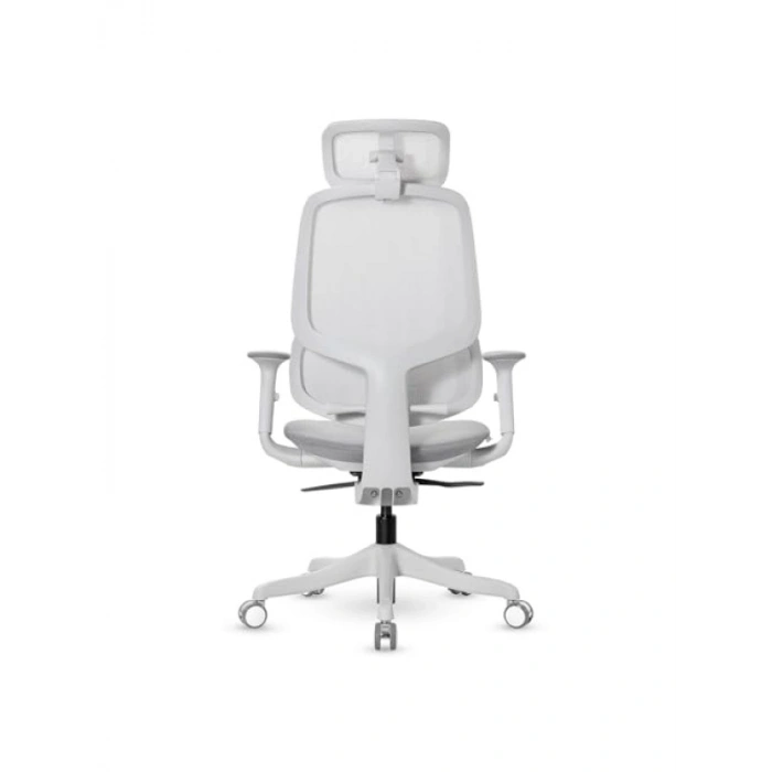 Fileli Başlıklı Çalışma Koltuğu - Gri