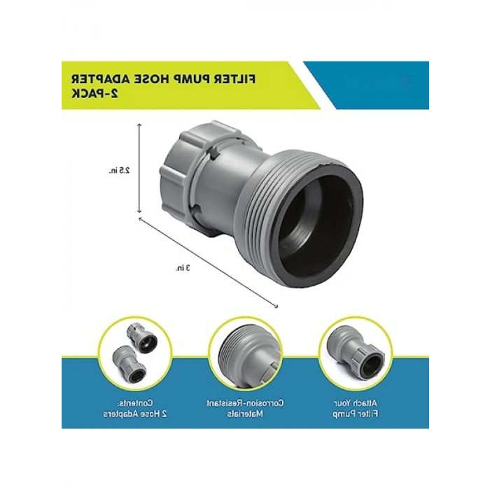 Filtre Pompası Hortum Adaptörü Seti - 38 mm ve 32 mm