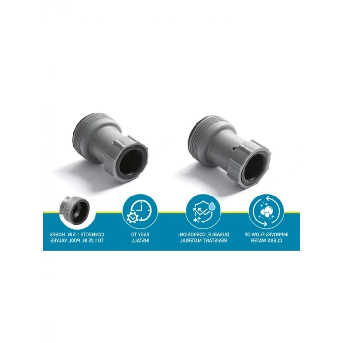 Filtre Pompası Hortum Adaptörü Seti - 38 mm ve 32 mm