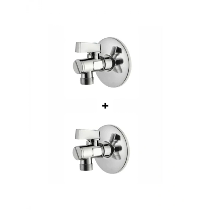 Filtreli Ara Musluk - Krom, 2 Adet, Pratik Kullanım