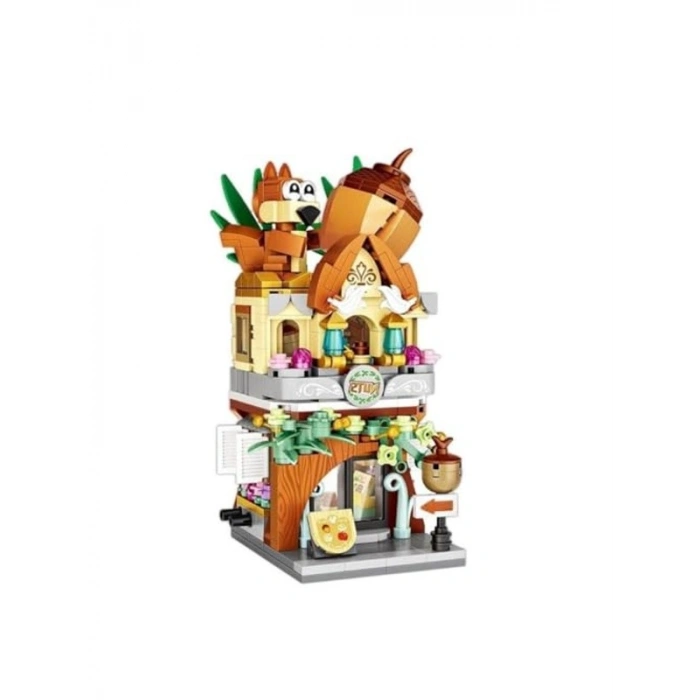 Fındık Dükkanı 485 Parça Block Oyuncak Seti