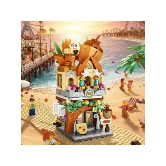 Fındık Dükkanı 485 Parça Block Oyuncak Seti