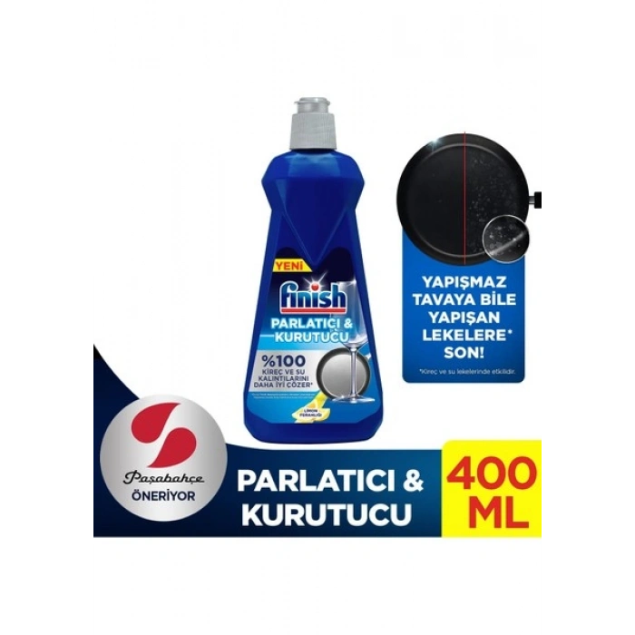Finish Bulaşık Makinesi Parlatıcı & Kurutucu Sıvı Limon 400 ml