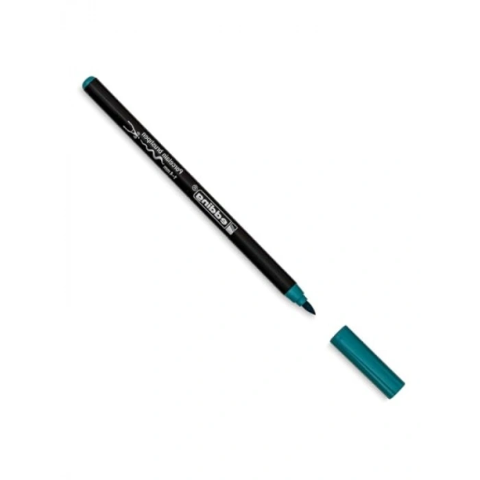 Fırça Uçlu Porselen Kalemi - Turkuaz Renk