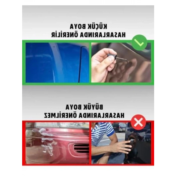 Fırçalı Şişe Seti ile 25ml Rötuş Boyası, Güçlü Kapama Özelliği
