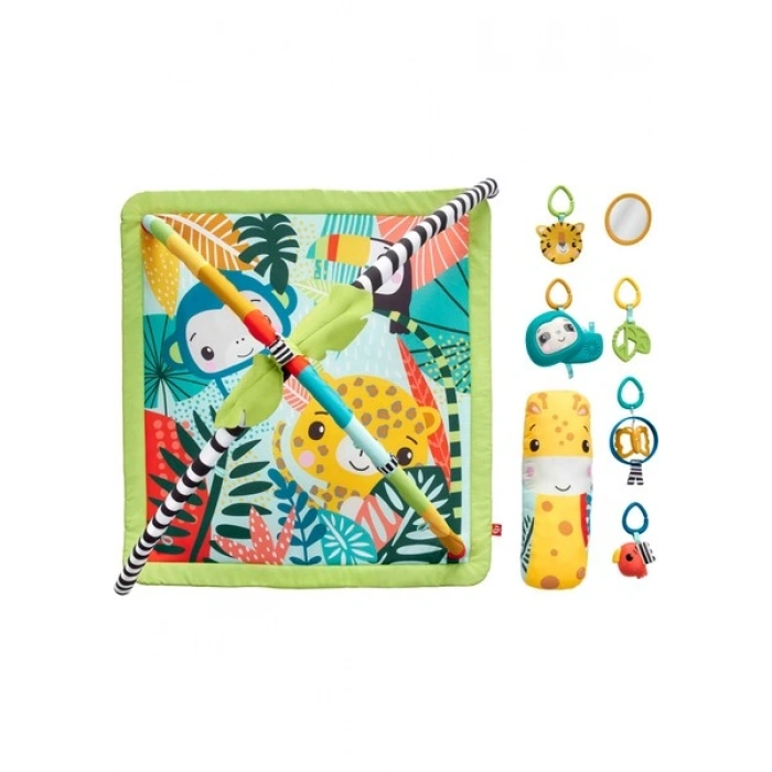 Fisher-Price 3ü 1 Arada Yağmur Ormanı Jimnastik Merkezi, HJW08