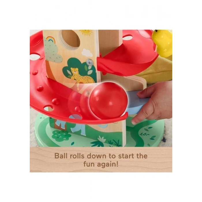 Fisher-Price Ahşap Ağaçev Top Kaydırağı HXT92