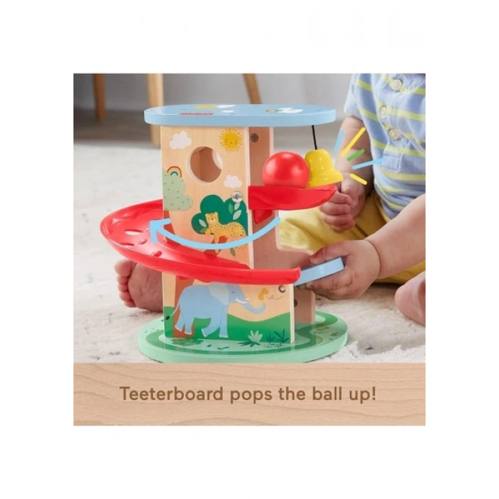 Fisher-Price Ahşap Ağaçev Top Kaydırağı HXT92