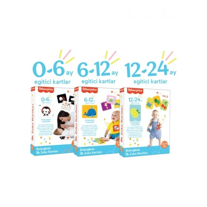 Fisher-Price Diytoy Zeka Kartları 3lü Set