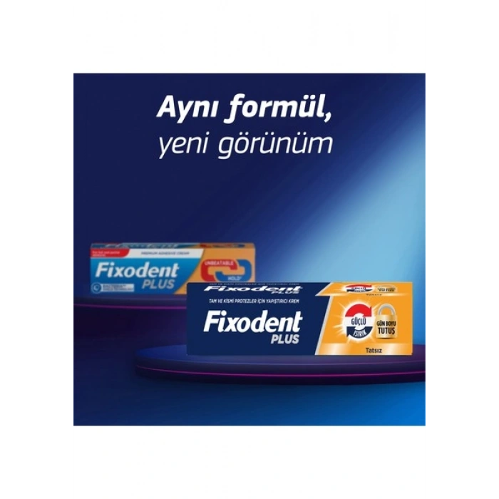 Fixodent Plus En İyi Tutuş Diş Protez Yapıştırıcı Krem 40 gr