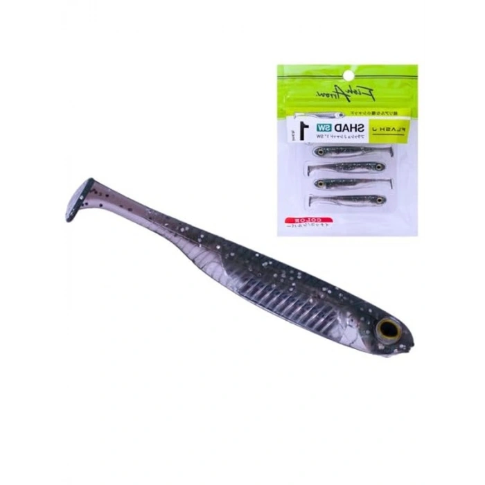 Flash-J Shad SW 1 (5 adet/paket) #112 Inago/Silver Olta