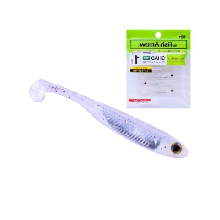 Flash-J Shad SW 1 (5 adet/paket) #112 Inago/Silver Olta