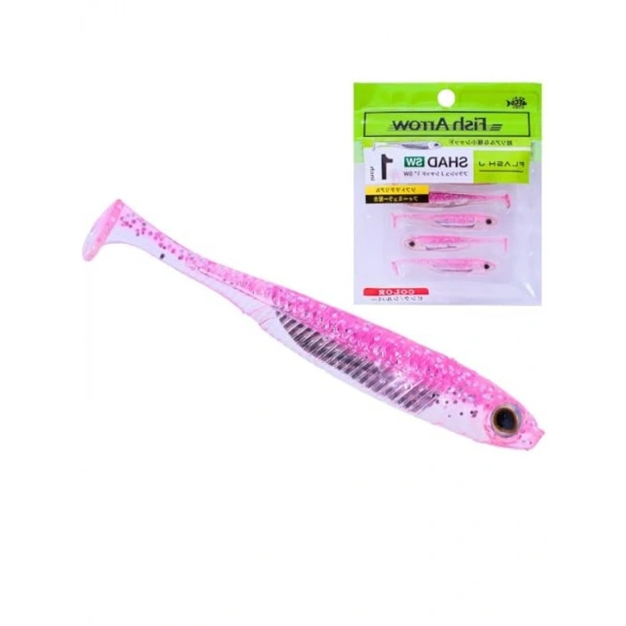 Flash-J Shad SW 1 (5 adet/paket) #112 Inago/Silver Olta