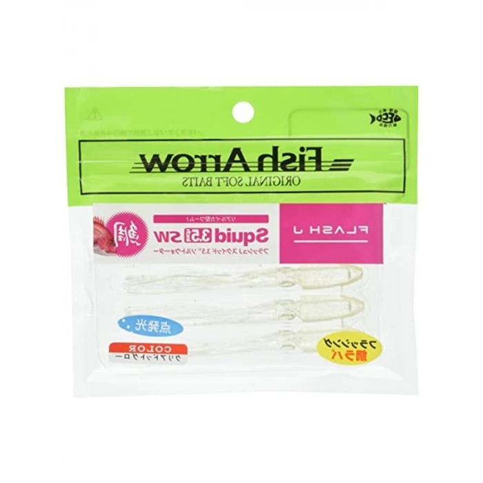 Flash-J Squid SW 3.5 (5 adet/paket) #06 Clear dot glow Olta