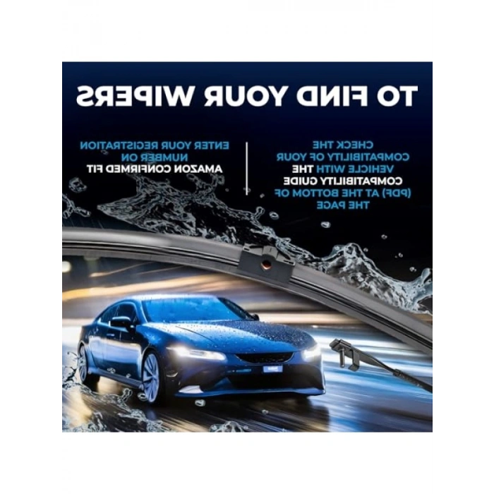 Flat Blade Silecek Seti, Mercedes C Serisi W204 ve E Serisi Uyumlu