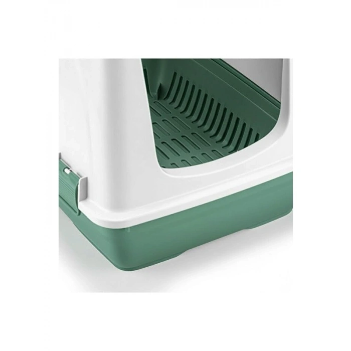 Flex Elekli Kedi Tuvaleti, 50x37,5x40 cm, XL boy, Kum küreği hediyeli
