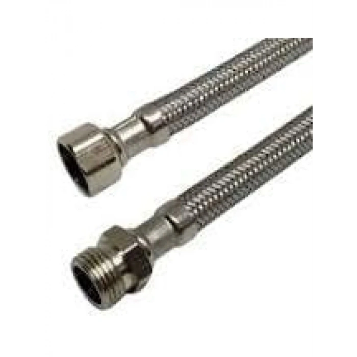 Flex Hortum Bağlantı Elemanı, 3/8 x 3/8 Nipelli, 50 cm