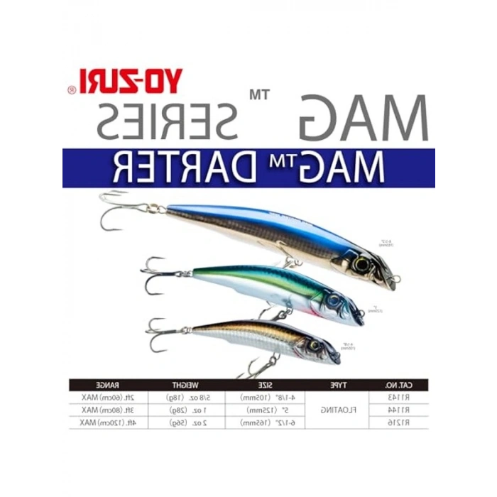 Floating Diver Lure, 12,70 cm Uzunlukta ve Çekici Renk ile