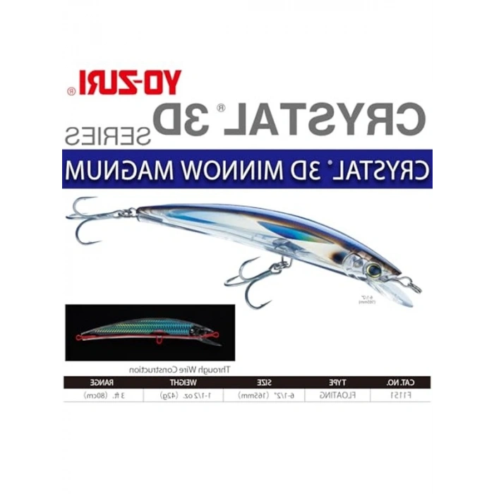 Floating Sahte Balık, 165 mm Uzunluğunda Yüksek Çekim