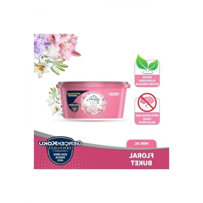 Floral Buket Kokusuna Sahip Mini Jel, 70 g Ağırlığında