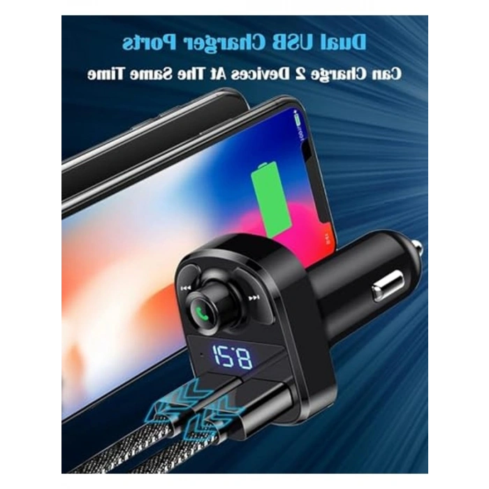 FM Transmitter ile Araç İçi Bluetooth Ses Aktarım Cihazı