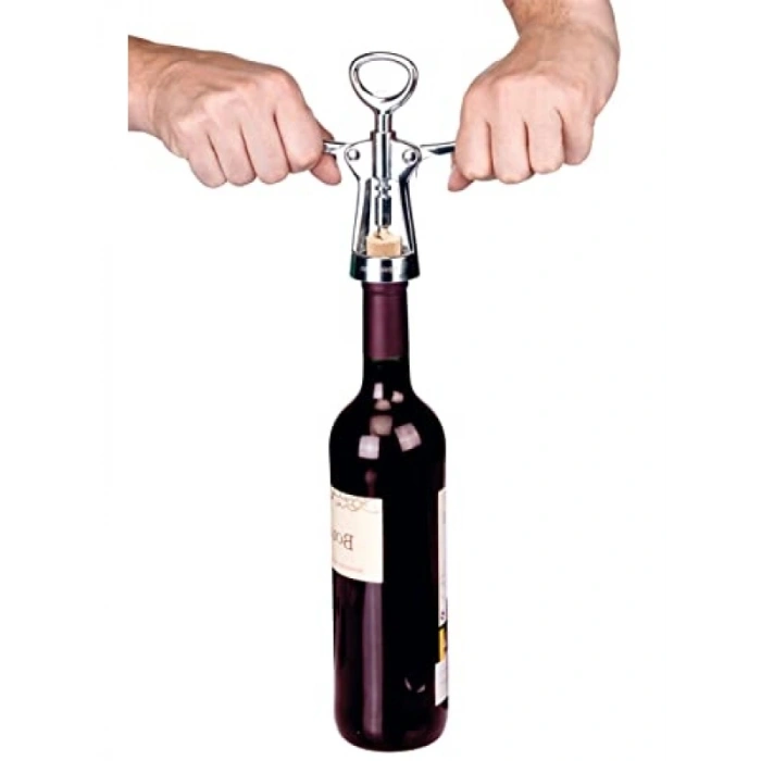 Folyo Kesicili Tirbuşon - Pratik Şarap Açıcı