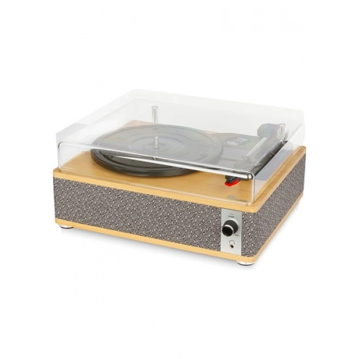 Fomix FM-109 Gri Hoparlörlü Bluetoothlu Pikap Plak Çalar