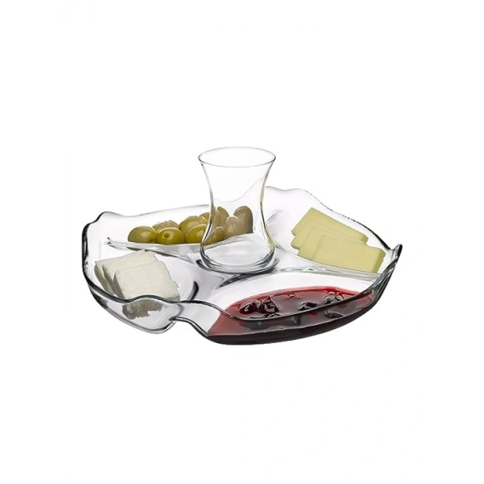 Fonksiyonel Bölmeli Kahvaltı Tabak, 252 mm