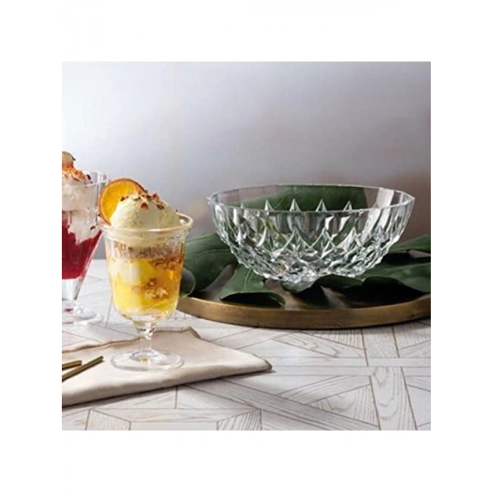 Fonksiyonel ve Şık 1500cc Kristalin Kase, 24 cm Çapında