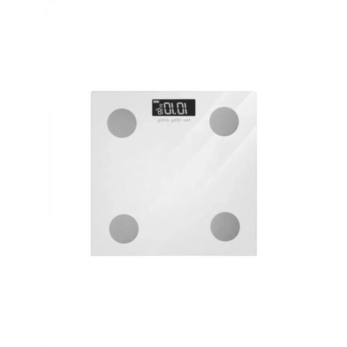Fonksiyonlu Akıllı Bluetooth Tartı - 180 Kg Kapasiteli