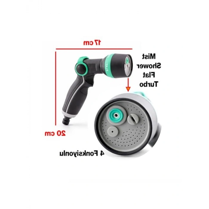 Fonksiyonlu Ayarlanabilir Araba Yıkama Tabancası Aksesuarı