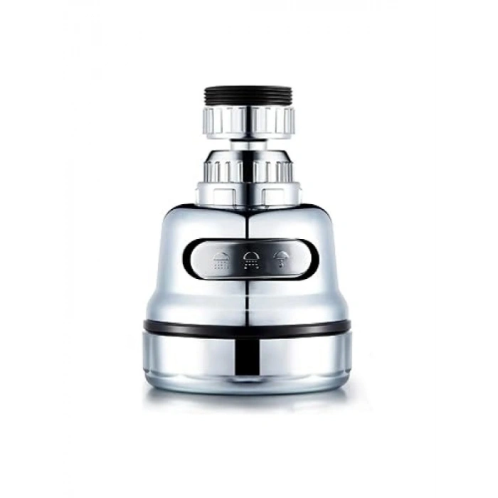 Fonksiyonlu Tasarruflu Musluk Başlığı - Oynar Spiral Uç