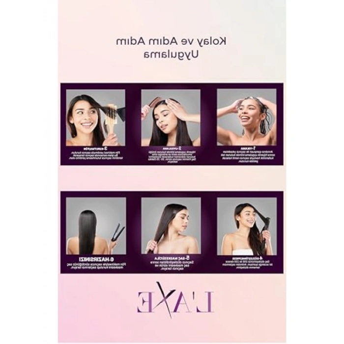 Formaldehitsiz Güvenli Brezilya Keratin Düzleştirici Set