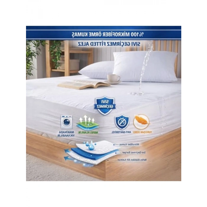 Formeya Mikro Fitted Su Sıvı Geçirmez Yatak Koruyucu Alez 100 * 200