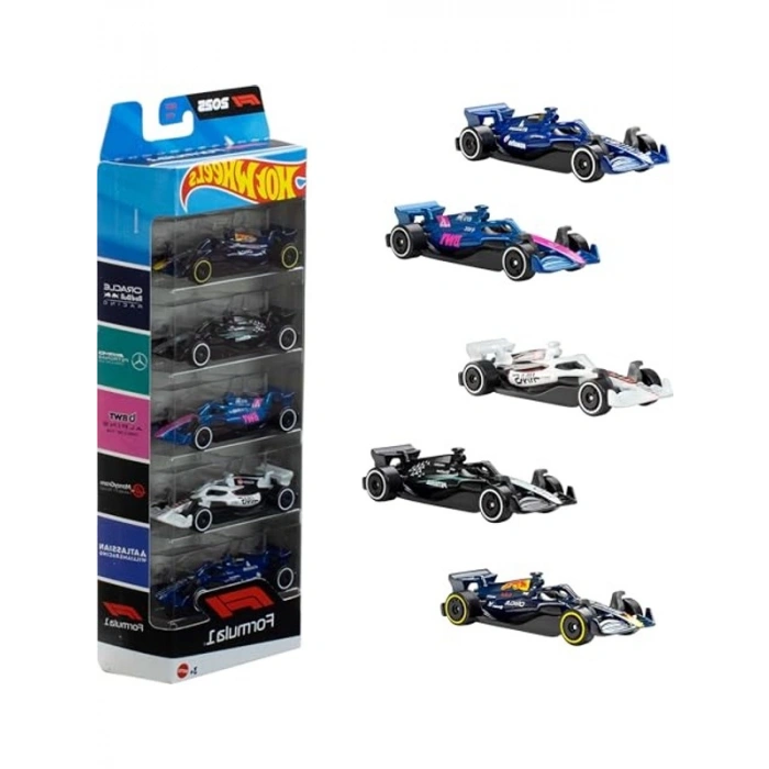 Formula 1 Temalı 5li Araç Seti ile 6 Yaş ve Üzeri Çocuklar için Eğlenceli Oyun