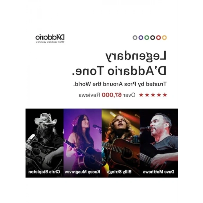 Fosfor Bronz Akustik Gitar Telleri - 12-53 Ölçüsü (5 Adet)