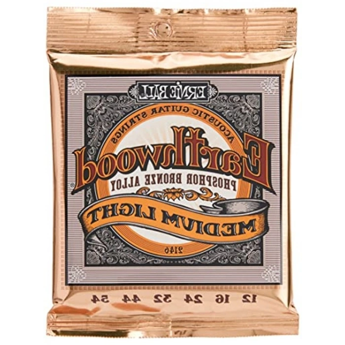 Fosfor Bronz Akustik Gitar Telleri, Orta Hafif 12-54 Kalınlık