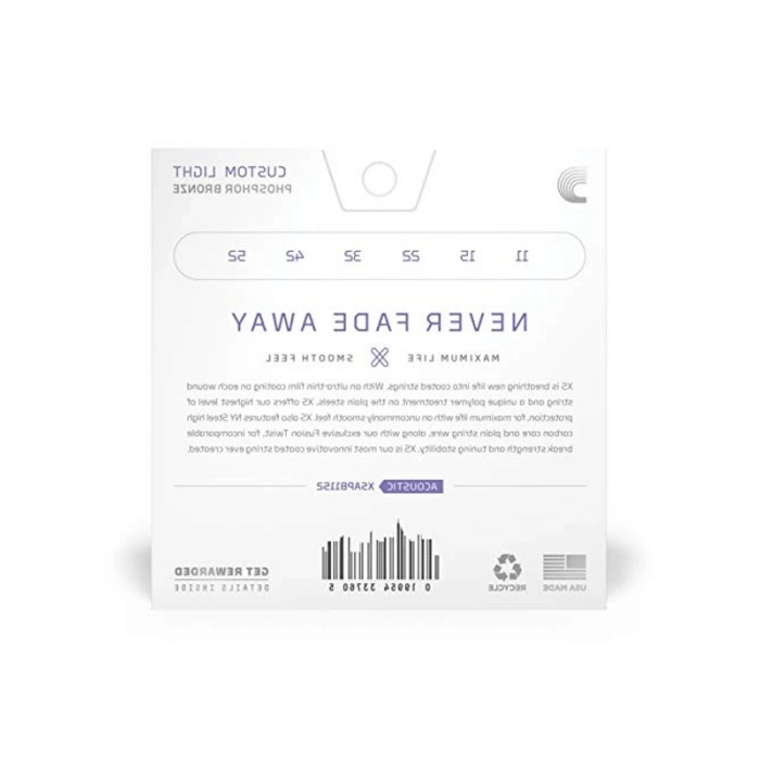 Fosfor Bronz Kaplamalı Akustik Gitar Telleri, 11-52 Kalınlık