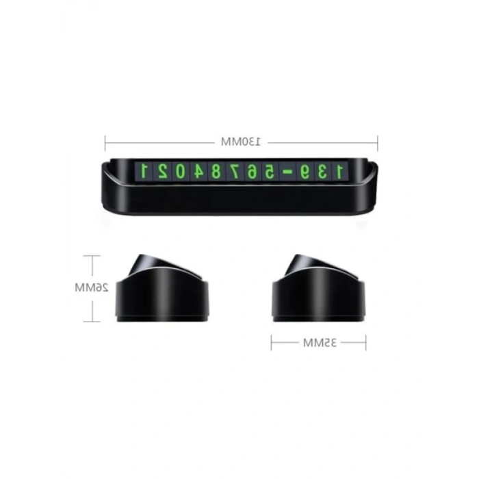 Fosforlu Araç Park Numaratörü - Pratik ve Şık Tasarım