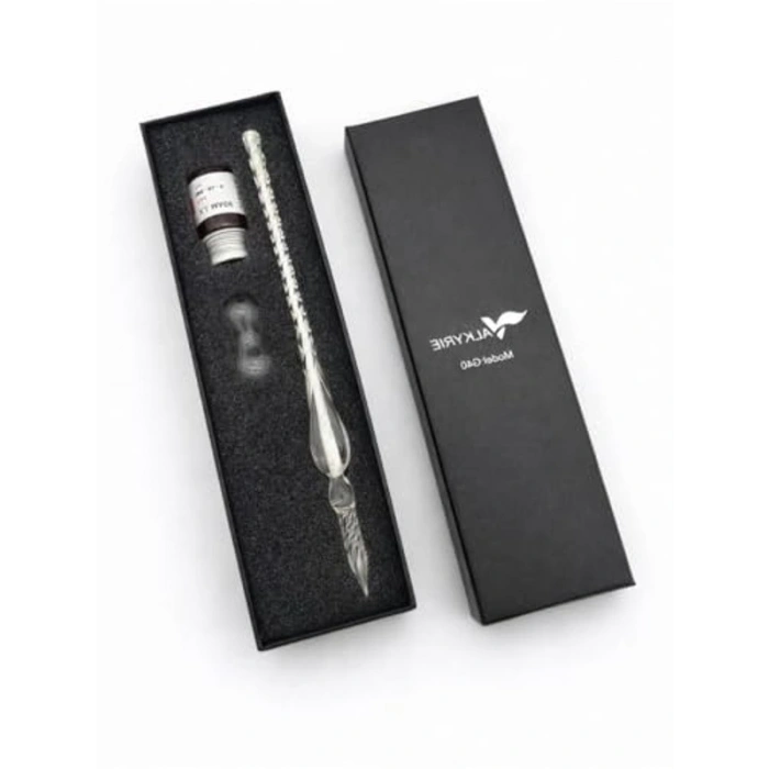 Fosforlu Cam Dip Kalem Seti - Karanlıkta Parlayan Tasarım