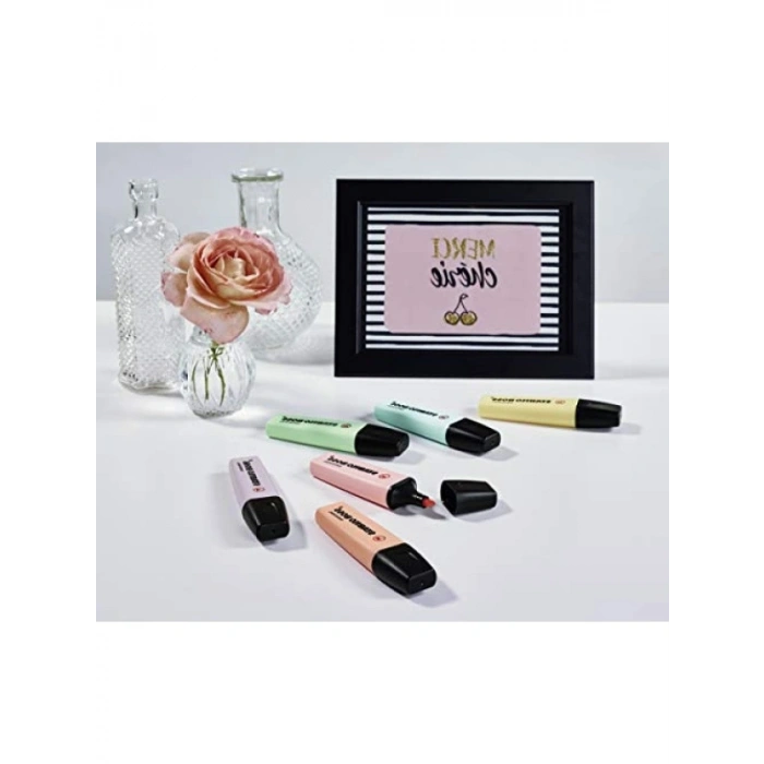 Fosforlu Kalem - Pastel Yeşil, Su Bazlı Mürekkep