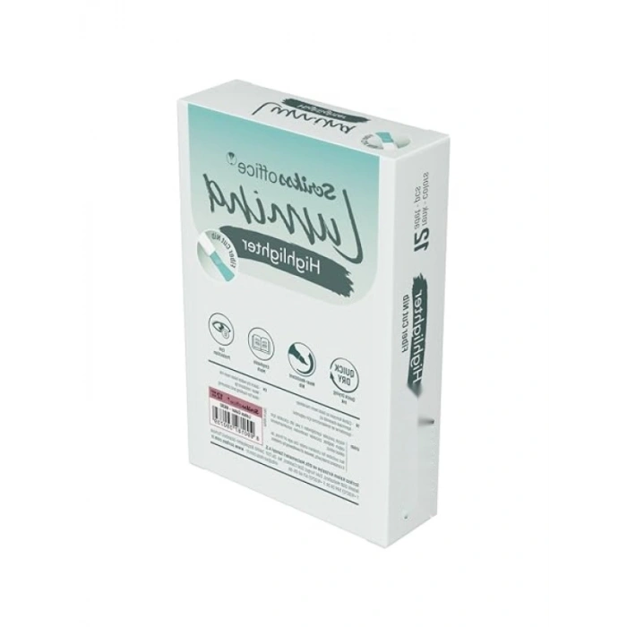 Fosforlu Kalem Seti, 12 Adet Lotus Renk