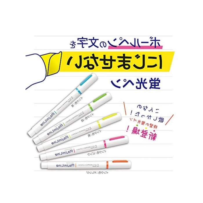 Fosforlu Kalem Seti - 5li, Fırça Ucu